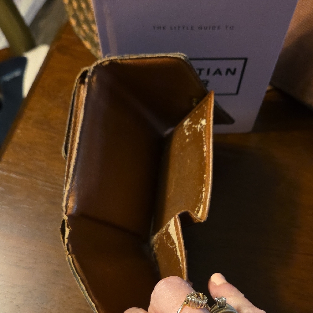 Louis Vuitton Brown and Gold Monogram Wallet - Picture 6 of 9